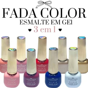 ESMALTES EM GEL 3 EM 1 UV/LED POLISH | COR:9 | FADA COLOR