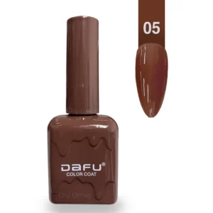 ESMALTE EM GEL | COR:05 | COLOR COAT | TONS MARROM | DAFU