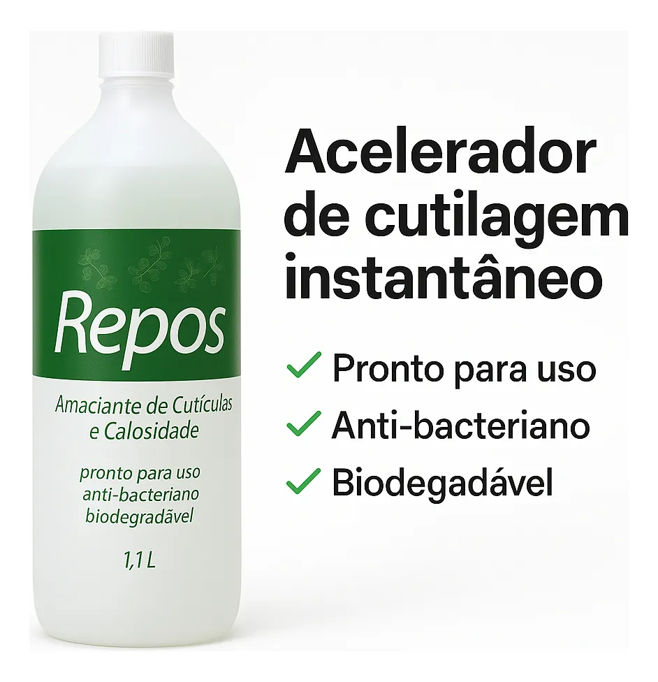 AMACIANTE AMOLECEDOR DE CUTÍCULAS E CALOSIDADES REPÓS 1,1 LT - Imagem 2