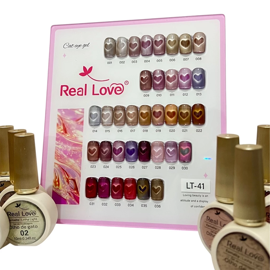ESMALTE EM GEL MAGNETICO OLHO DE GATO Nº 11 REAL LOVE 10ML - Imagem 3