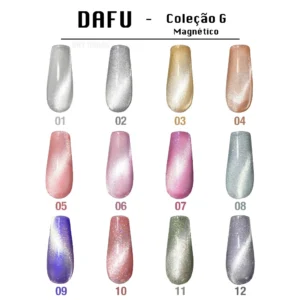 ESMALTE EM GEL MAGNETICO | GALAXIA| COR: 1 | DAFU