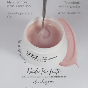 GEL CONSTRUTOR NATURAL NUDE 25G UZE