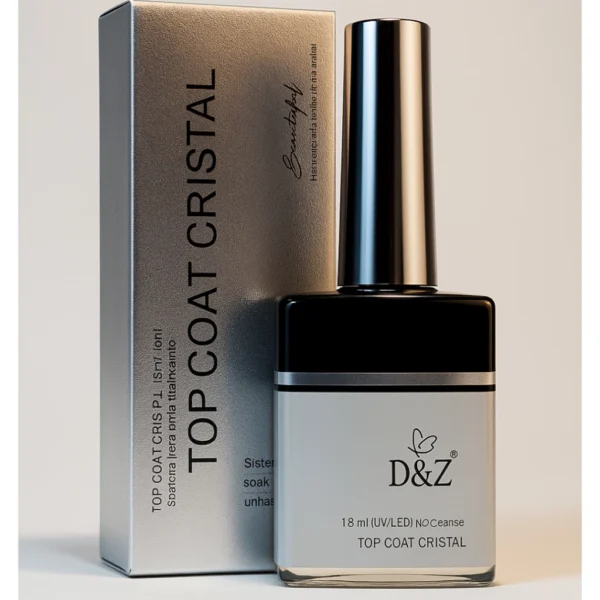 TOP COAT CRISTAL LINHA PREMIUM BEAUTIFUL  18ML REF0122 D&Z