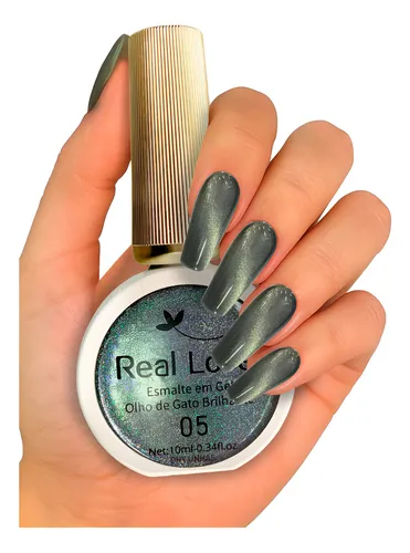 ESMALTE EM GEL MAGNETICO OLHO DE GATO Nº 05 REAL LOVE 10ML - Imagem 2