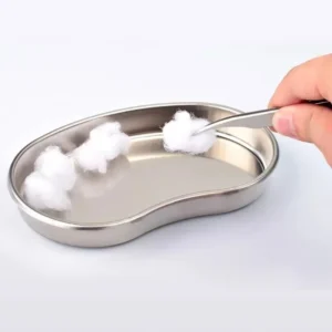 BANDEJA CURVA DE AÇO INOX  PEQUENA
