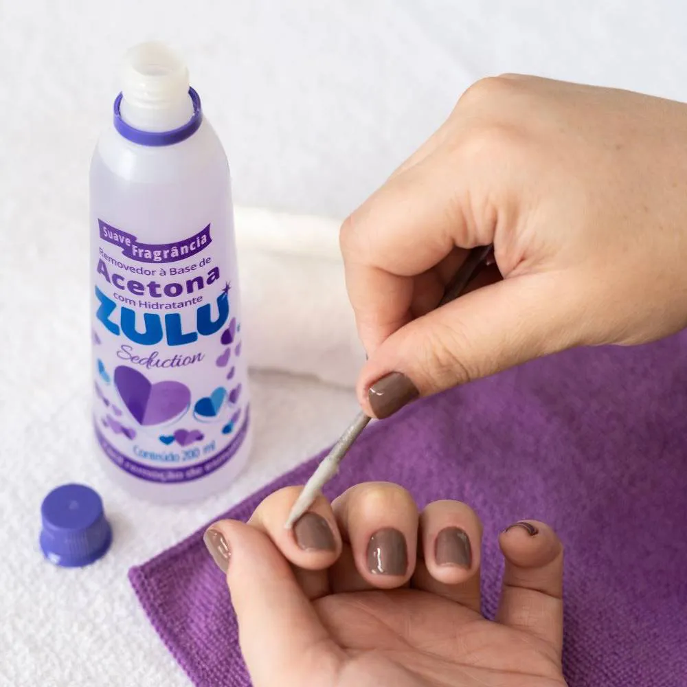 REMOVEDOR A BASE DE ACETONA ZULU SEDUCTION 200ML - Imagem 2
