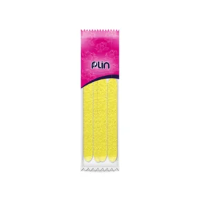 KIT 50 MINI LIXA AMARELA 8CM PLIN