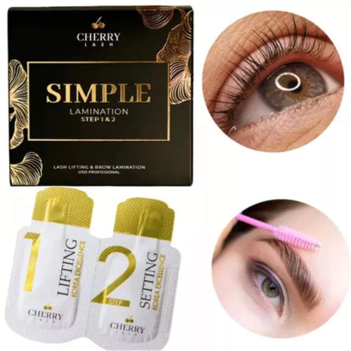 SIMPLE LAMINATION KIT LASH LIFTING E BROW LAMINATION CHERRY - Imagem 4