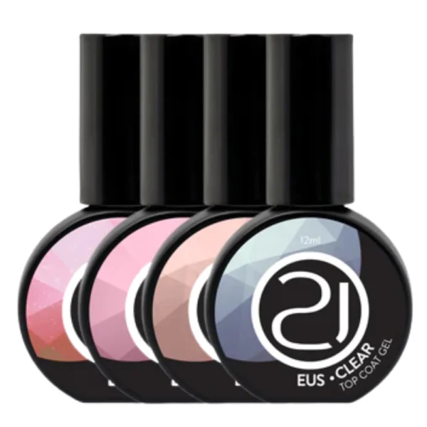 TOP COAT EUS CLEAR  12ML NAILS 21