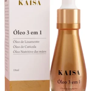 ÓLEO HIDRATANTE DE CUTICULA 3 EM 1 LIXAMENTOE NUTRIÇÃO DAS MÃOS KAISA