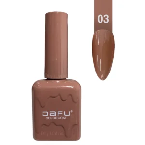 ESMALTE EM GEL | COR:03 | COLOR COAT | TONS MARROM | DAFU