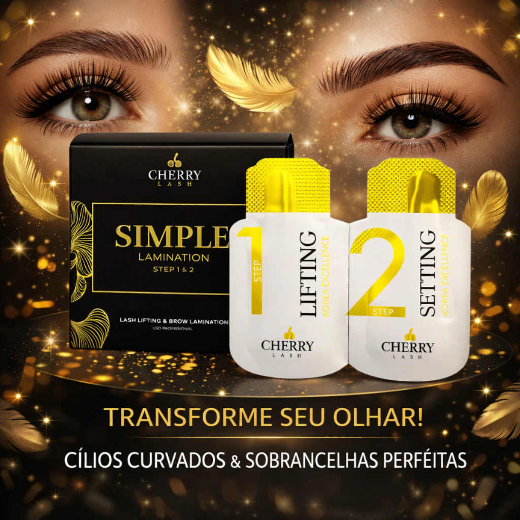 SIMPLE LAMINATION KIT LASH LIFTING E BROW LAMINATION CHERRY - Imagem 5