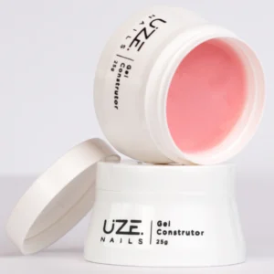 GEL CONSTRUTOR NATURAL PINK 25G UZE NAILS