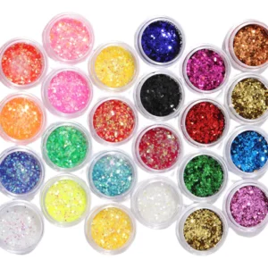 GLITTERS FLOCADO DECORAÇÃO UNHA GEL NAIL ART | SORTIDOS