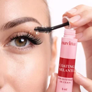 SELANTE PÓS EXTENSÃO DE CÍLIOS COATING PROTEÇÃO E MAIOR DURABILIDADE 5ML NAVINA