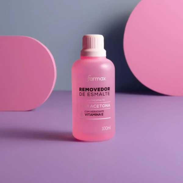REMOVEDOR DE ESMALTE SEM ACETONA FARMAX 100ML