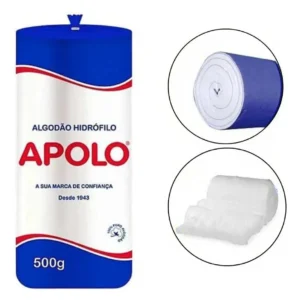 ALGODÃO HIDRÓFILO ROLO 500G APOLO