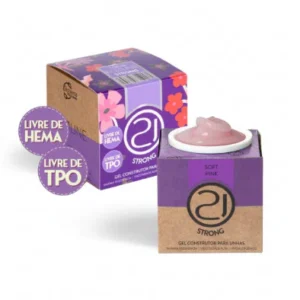 GEL CONSTRUTOR ECOLINE STRONG | SOFT PINK | 34GR | NAILS 21