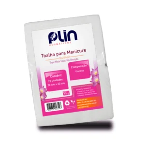 TOALHA DESCARTÁVEL P/ MANICURE (20X30) C/50 UNID PLIN
