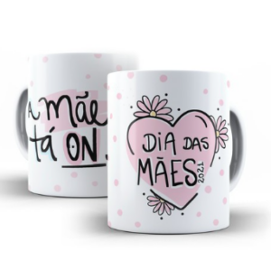CANECA PORCELANA DIA DAS MÃES