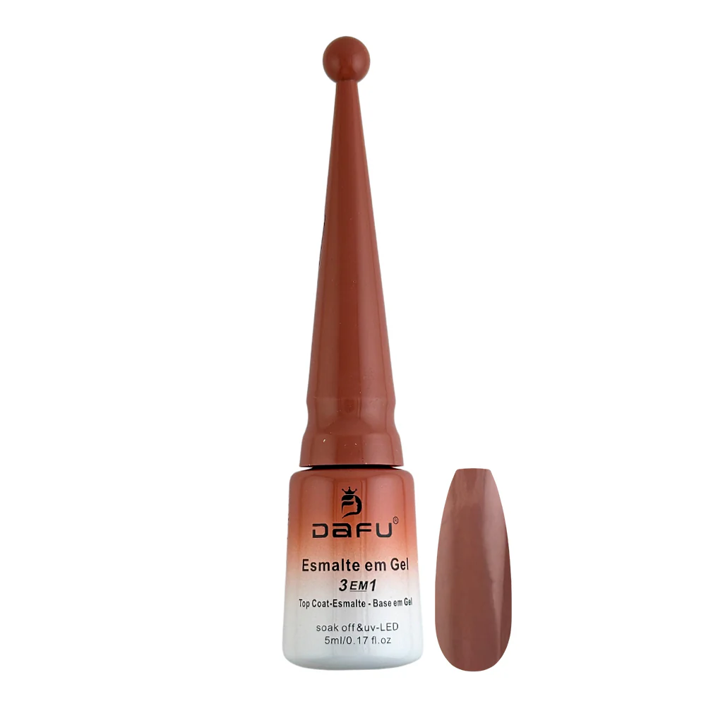 ESMALTE EM GEL 3 EM 1 #49 5ML DF-ONE76 DAFU