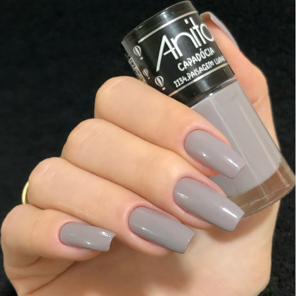 ESMALTE ANITA PAISAGEM LUNAR - CINZA