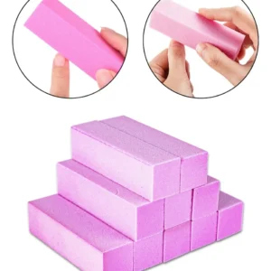 KIT 10 LIXA BLOCO ROSA POLIDORA FECHA POROS