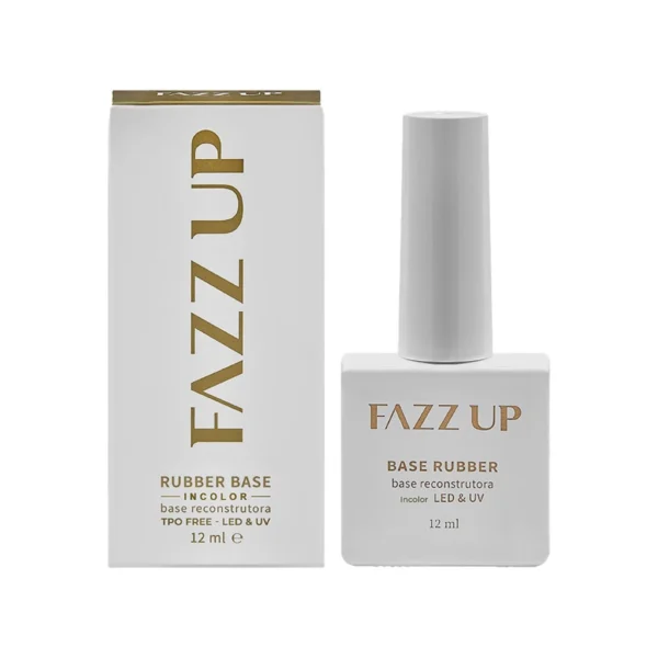 BASE RUBBER CLEAR INCOLOR 12ML FAZZ UP