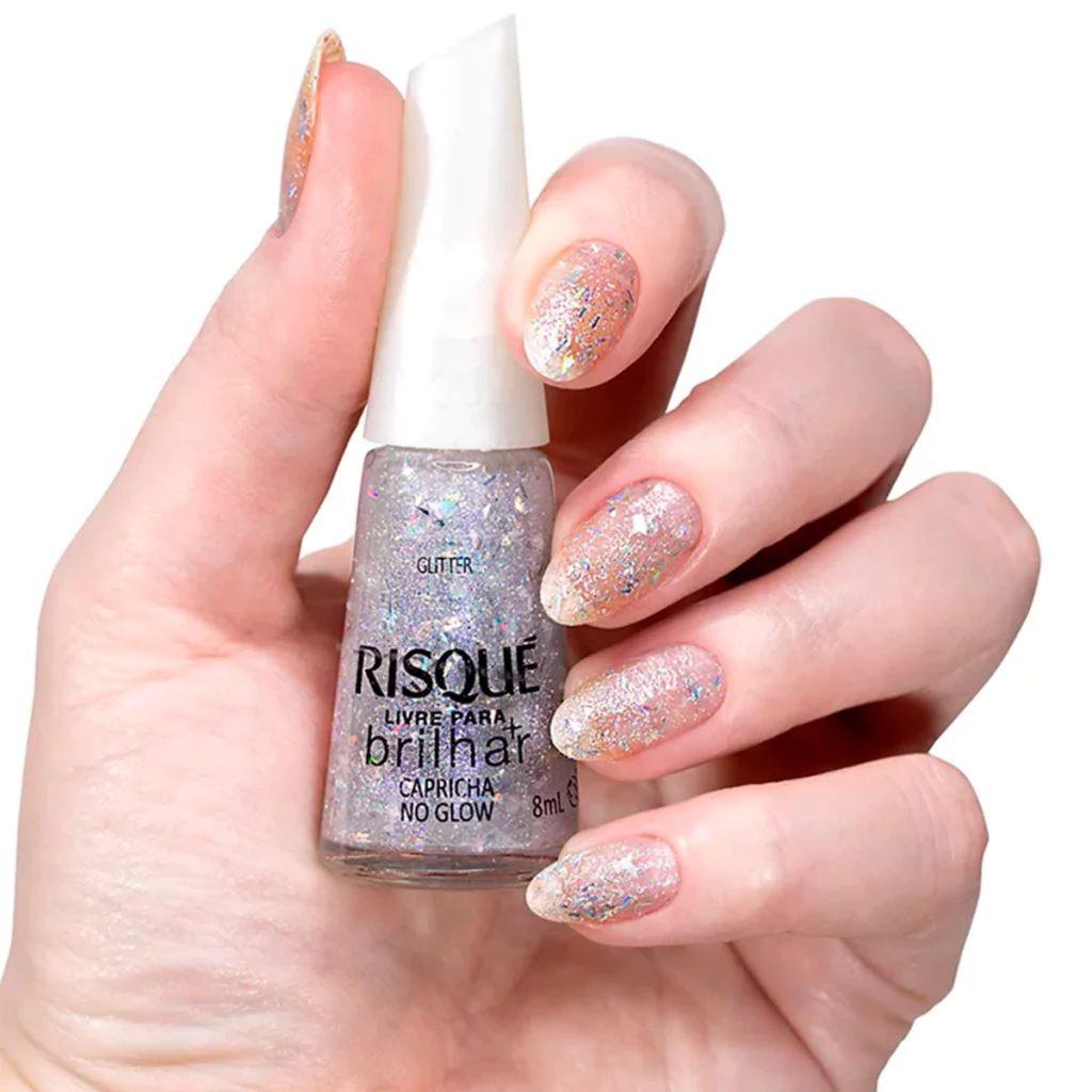 ESMALTE RISQUE COLEÇÃO LIVRE PRA BRILHAR CAPRICHA NO GLOW 8ML - Imagem 2