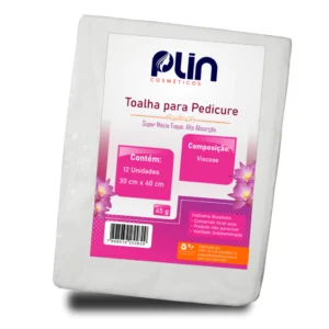 TOALHA DESCARTÁVEL P/ PEDICURE (30X40) C/25 UNID PLIN