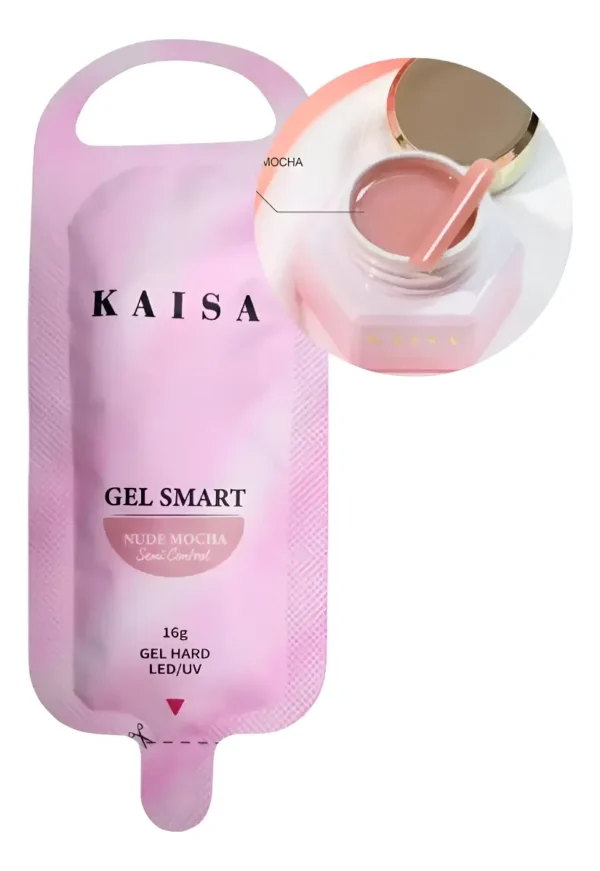 REFIL GEL CONSTRUTOR SMART SEM PREPARADORES  KINDA SEXY 16 GR  LED/UV  KAISA
