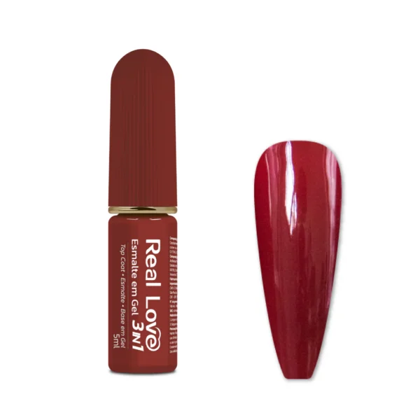 ESMALTE EM GEL 3 EM1 Nº 51 REAL LOVE 5ML