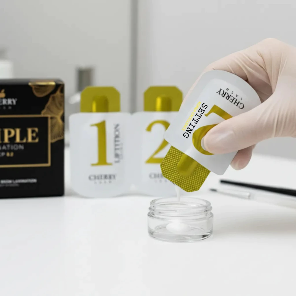 SIMPLE LAMINATION KIT LASH LIFTING E BROW LAMINATION CHERRY - Imagem 2