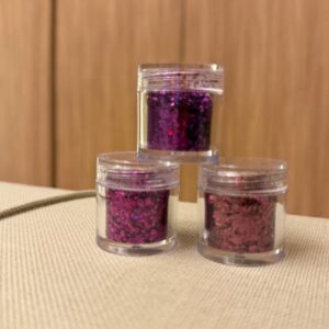 GLITTER FLOCADO DECORAÇÃO | TONS DE ROSA | V119