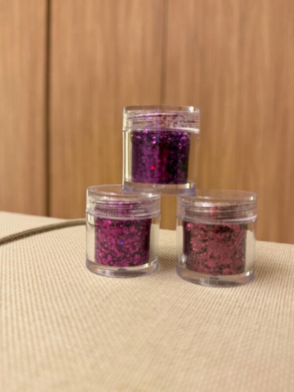 GLITTER FLOCADO DECORAÇÃO | TONS DE ROSA | V119