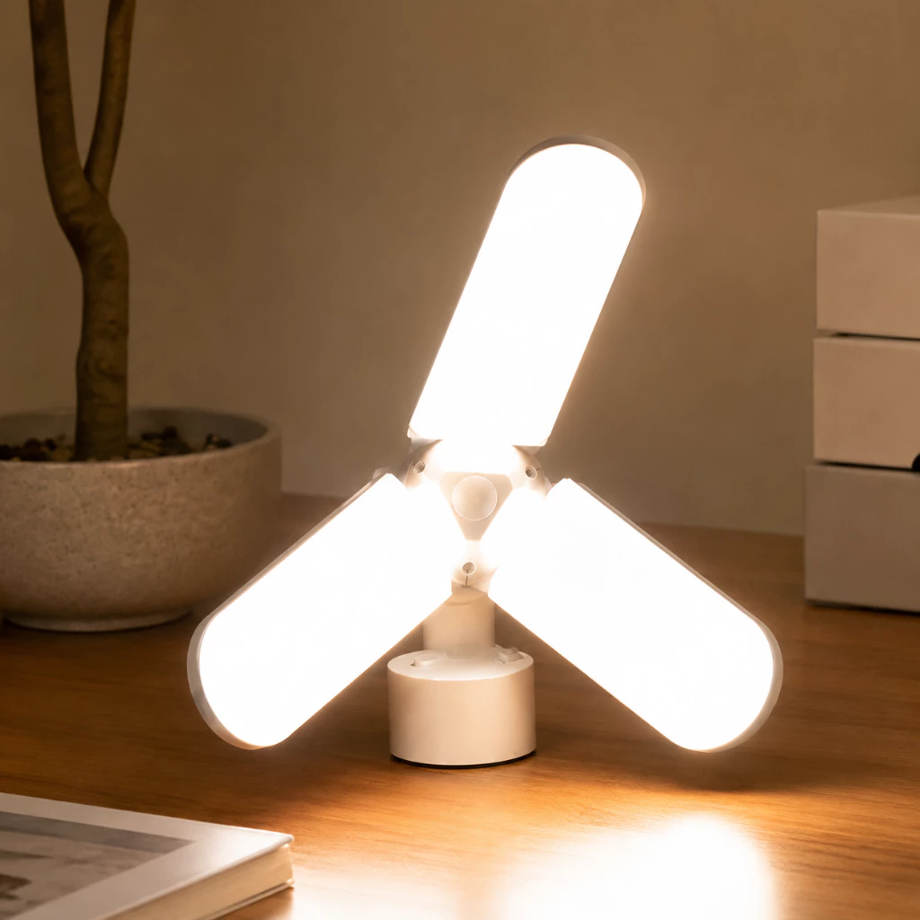 LUMINÁRIA PETALA LED LAMPADA MULTIFUNCIONAL 18W DOBRÁVEL