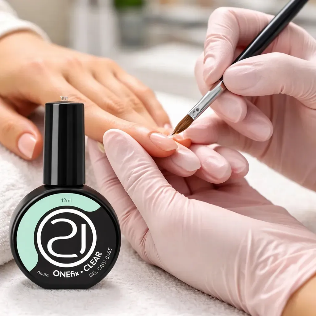 GEL CAPA BASE ONEFIX CLEAR 12ML NAILS 21 - Imagem 2