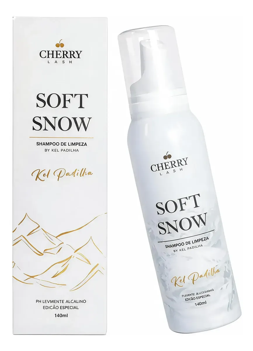 SHAMPOO ESPUMA DE LIMPEZA SOFT SNOW CHERRY LASH 140ML
