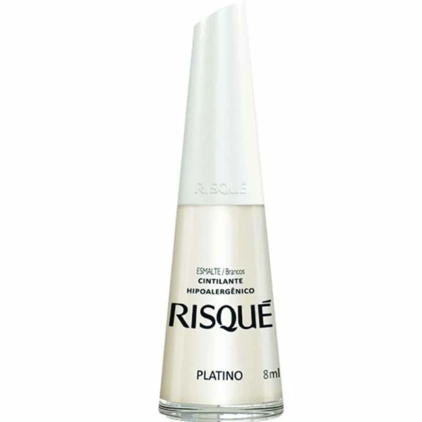 ESMALTE RISQUE CINTILANTE PLATINO 8 ML