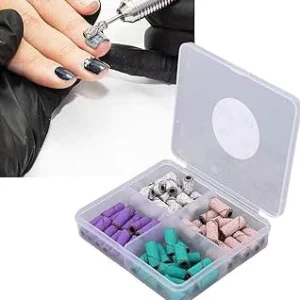 REFIL MINI BROCA MANDRIL FINA PARA LIXADEIRA  (80# 120# 180# 240#) - 60PÇS