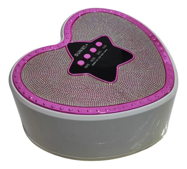 CABINE DAFU 288W 45 LED BT-6 CORAÇÃO ROSA  BIVOLT