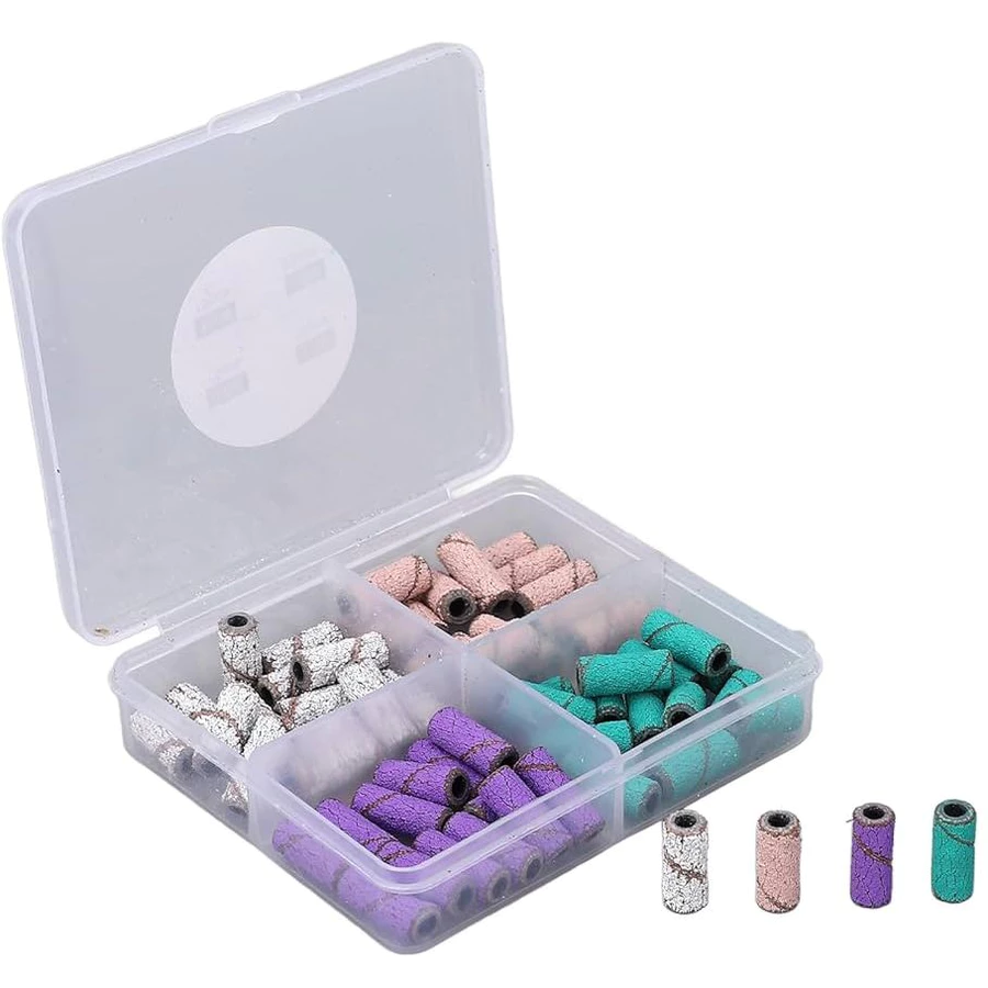 REFIL MINI BROCA MANDRIL FINA PARA LIXADEIRA (80# 120# 180# 240#) - 60PÇS - Imagem 4