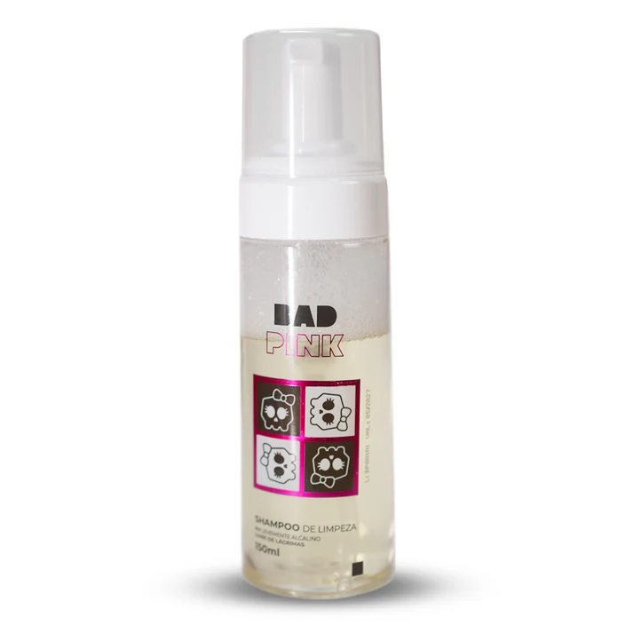 SHAMPOO ESPUMA DE LIMPEZA BAD PINK 150ML - Imagem 2