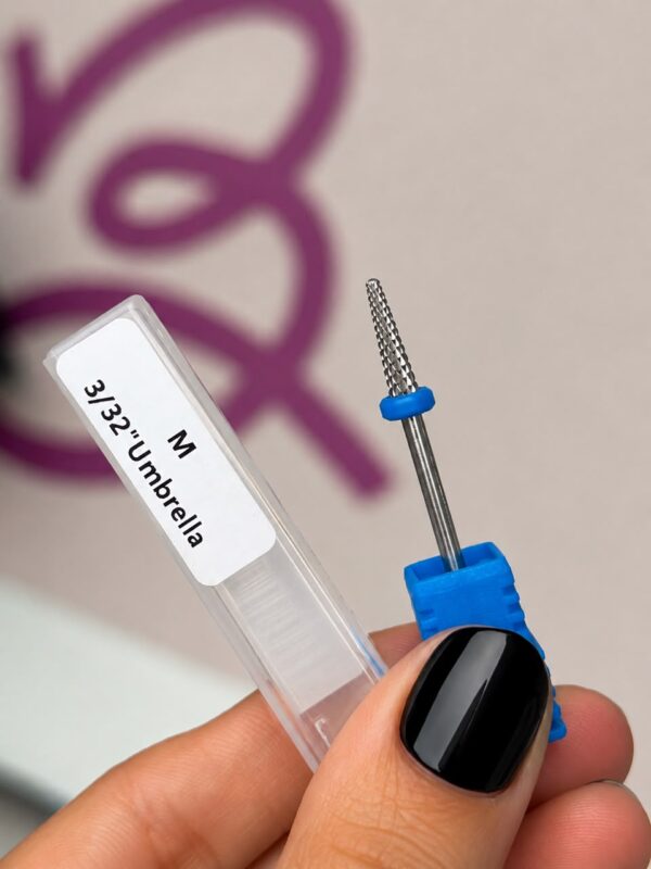 BROCA DE TUNGSTÊNIO CÔNICA FINA UMBRELLA M – FAIXA AZUL - REMOÇÃO MÉDIA