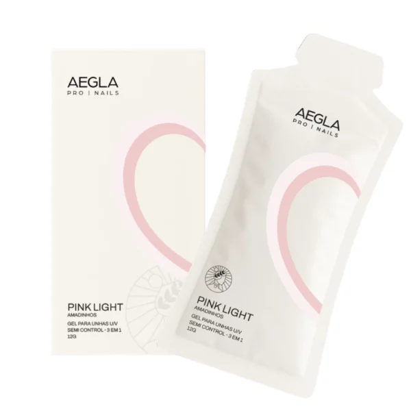 REFIL SACHE GEL SEMI CONTROL AMADINHO PINK LIGTH 12GR AEGLA