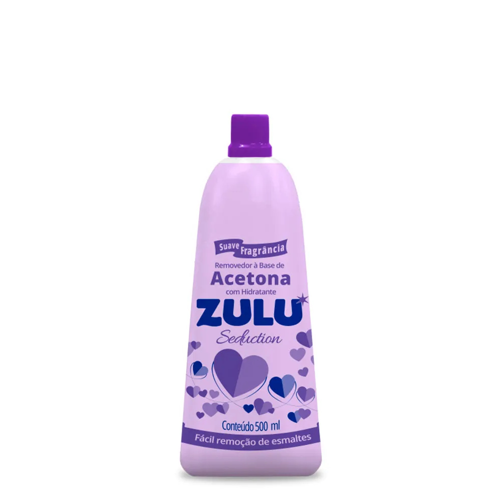 REMOVEDOR DE ESMALTE SEDUCTION ROXO ZULU 500ML