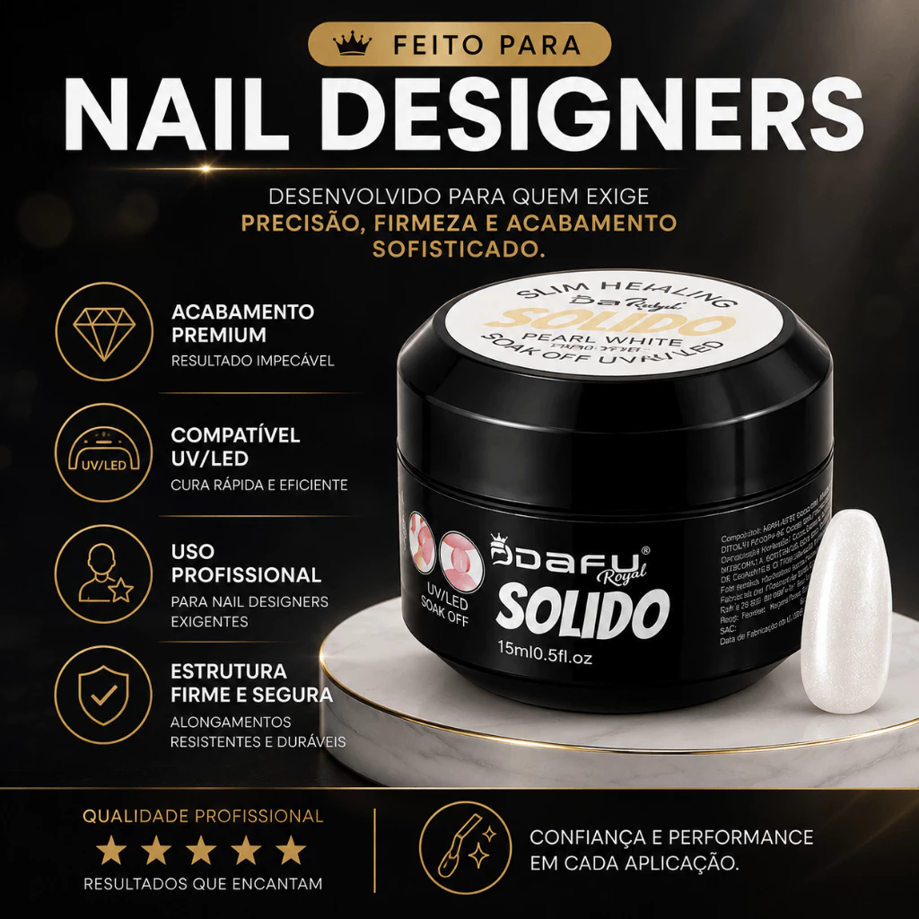 GEL SÓLIDO CONSTRUTOR NUDE 15ML DAFU - Imagem 4