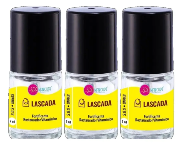 BASE TRATAMENTO FORTIFICANTE LASCADA 7ML SPA MANICURE