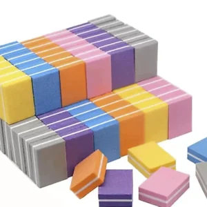 MINI LIXAS BUFFER BLOCO QUADRADA POLIDORA COM 50 UNID