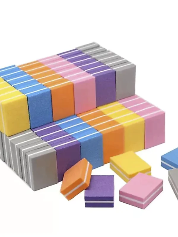 MINI LIXAS BUFFER BLOCO QUADRADA POLIDORA COM 50 UNID